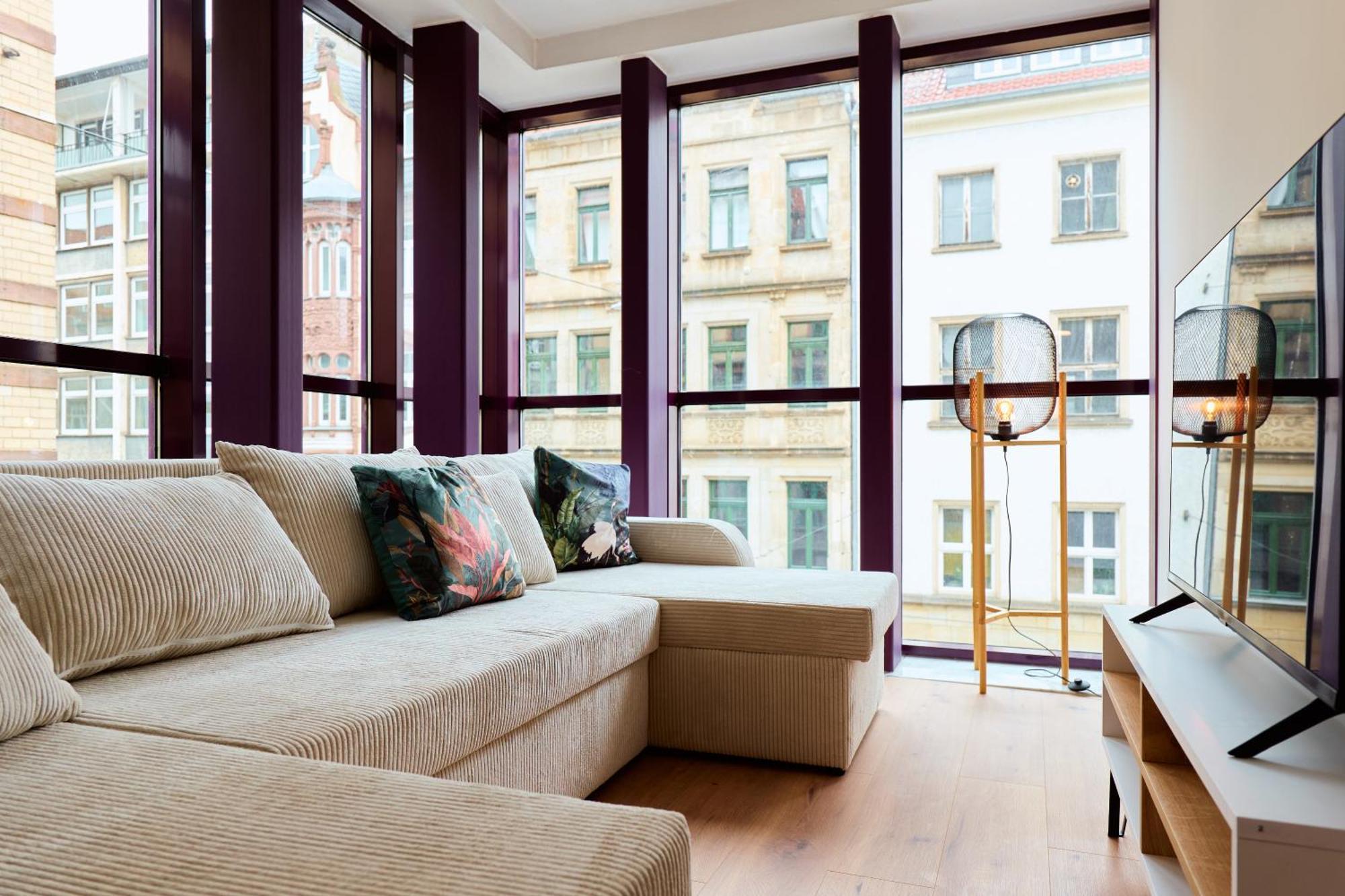 Stylisches Apartment I Fahrstuhl I Bahnhofsnah Erfurt Zewnętrze zdjęcie